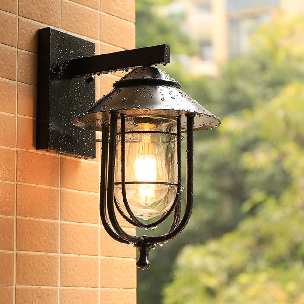 Vintage Industrial Outdoor Wall Light – Waterproof Sconce