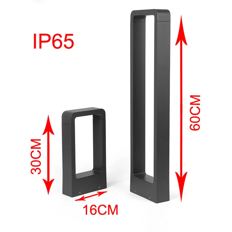 Modern LED Bollard Light – Waterproof Outdoor Pathway Lamp
