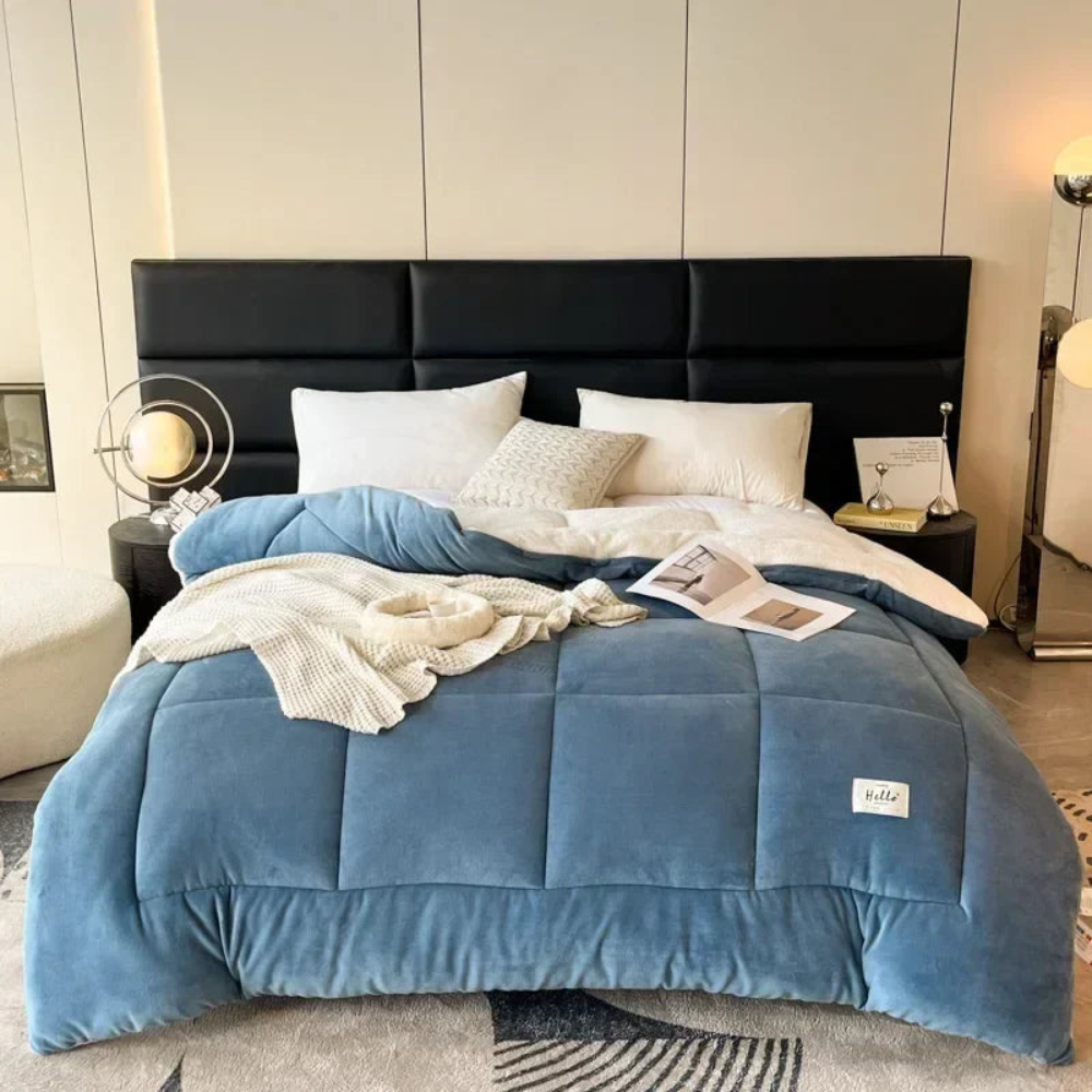 Thick Weighted Blanket for Bed | Cloud Soft Layered Warmth for Cold Weather Comfort