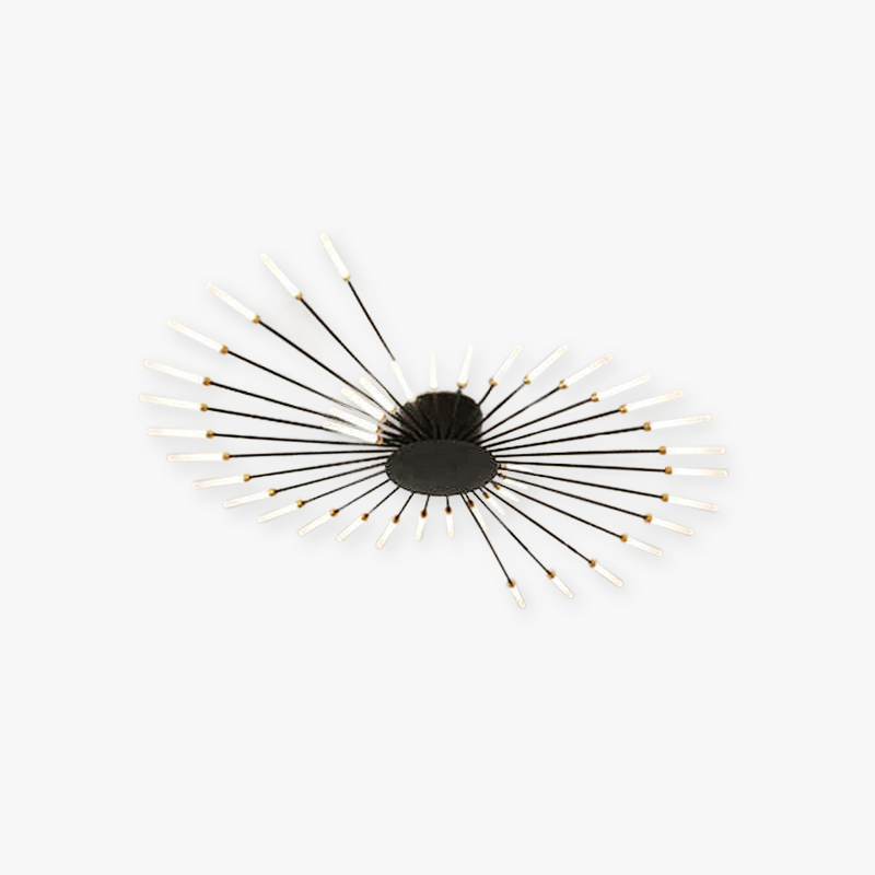 Starburst LED Flush Mount Ceiling Light – Modern Minimalist Brilliance