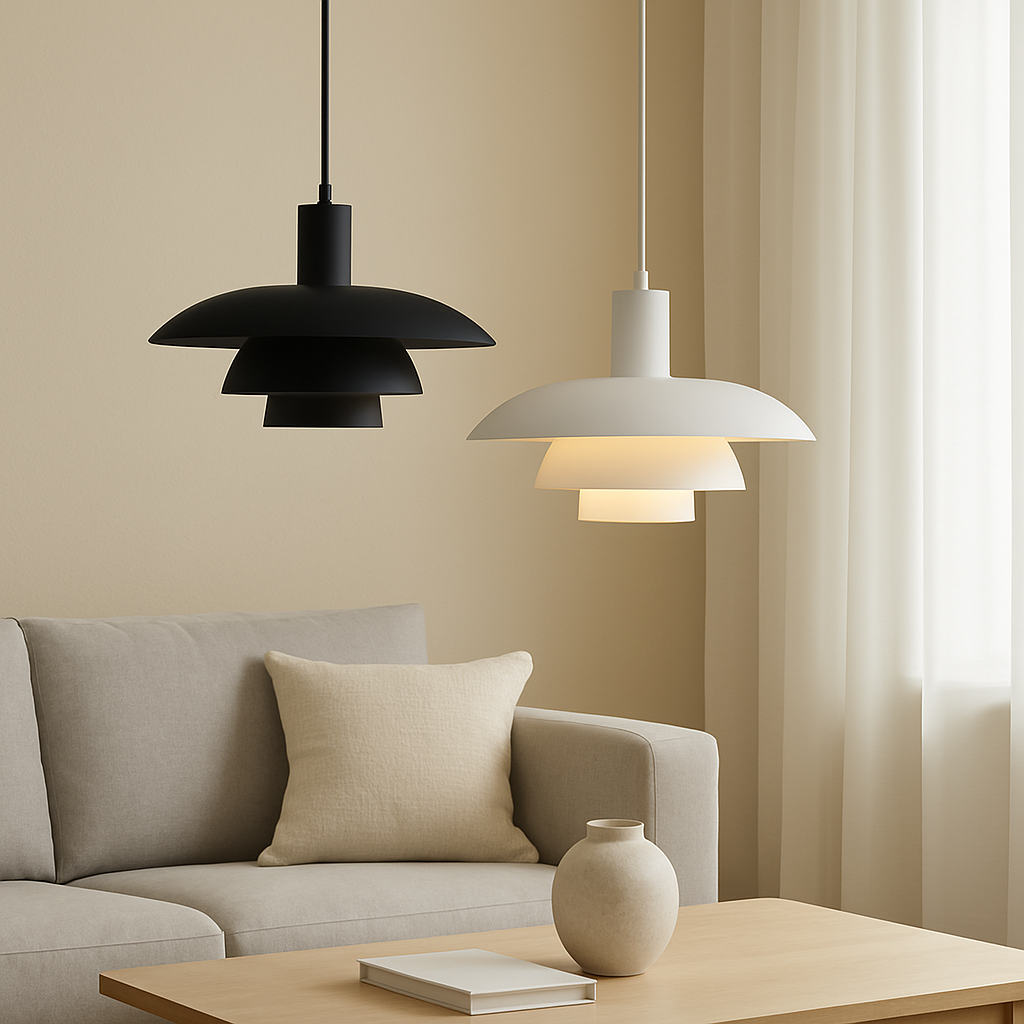 Modern Scandinavian Layered Pendant Light