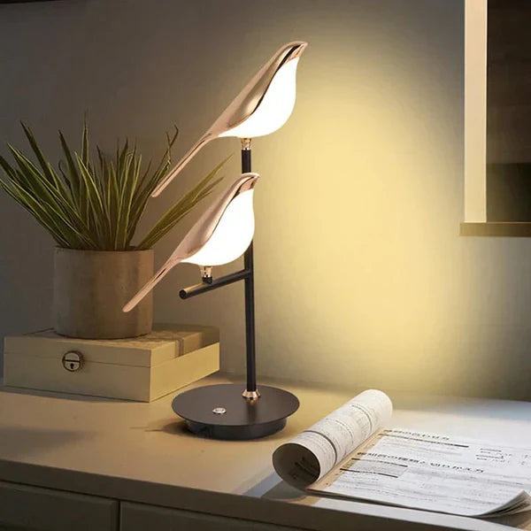 Nordic Bird LED Table Lamp – Elegant Ambient Lighting