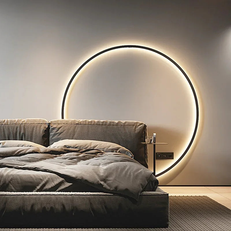 Minimalist LED Circle Wall Light – Modern Statement Lighting