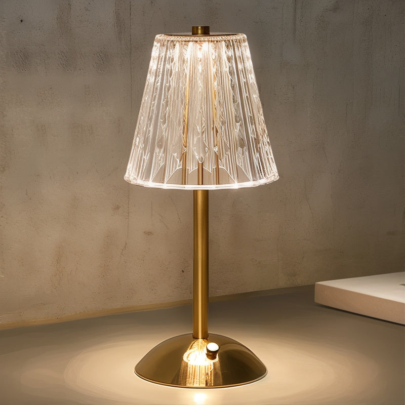 GlowEase – Cordless Table Lamp with Dimming Function and Elegant Design