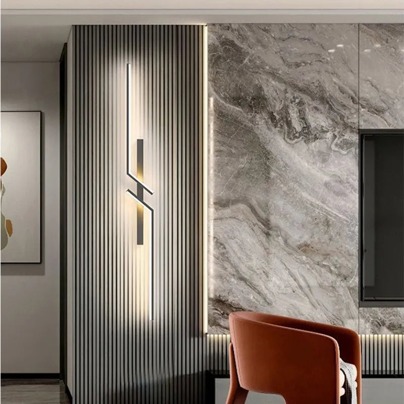 Contemporary LED Wall Light – Vertical Architectural Feature