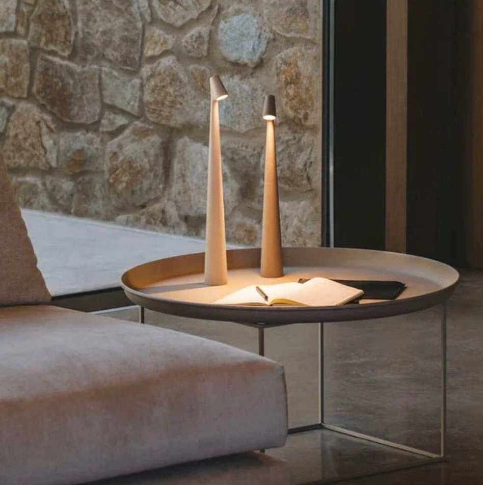 Minimalist LED Table Lamp – Slim Modern Task Light in Black