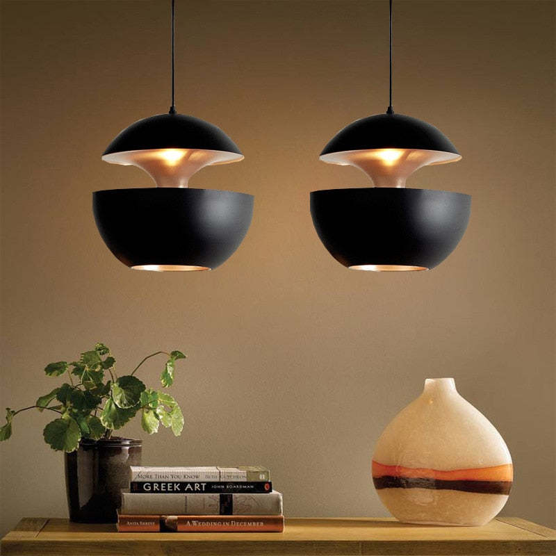 Modern Black Pendant Light – Sculptural Lighting for Contemporary Interiors